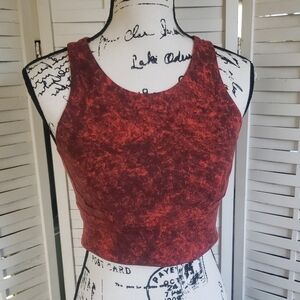 Women's Red Sleeveless Top